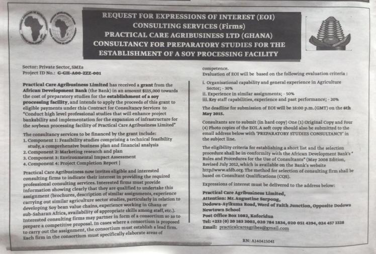 EOI-Consultancy Services